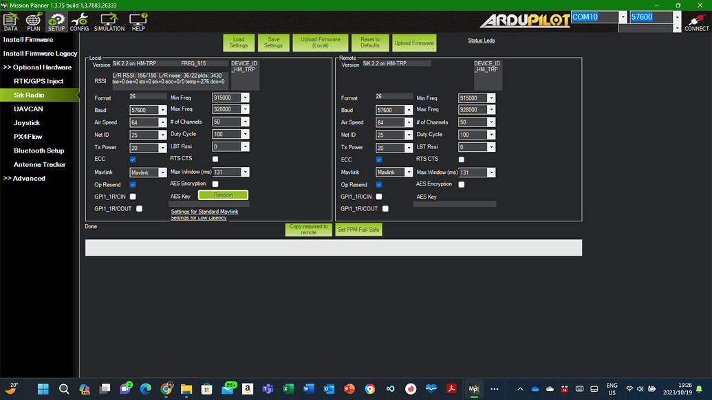 Connecting Mission Planner To Cubepilot Using The Fpv Radio Telemetry 