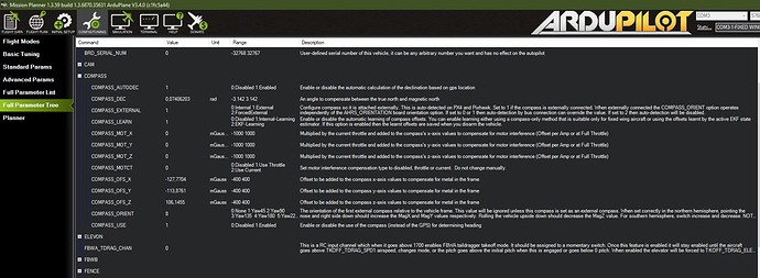 ArduPlaneCompassParams