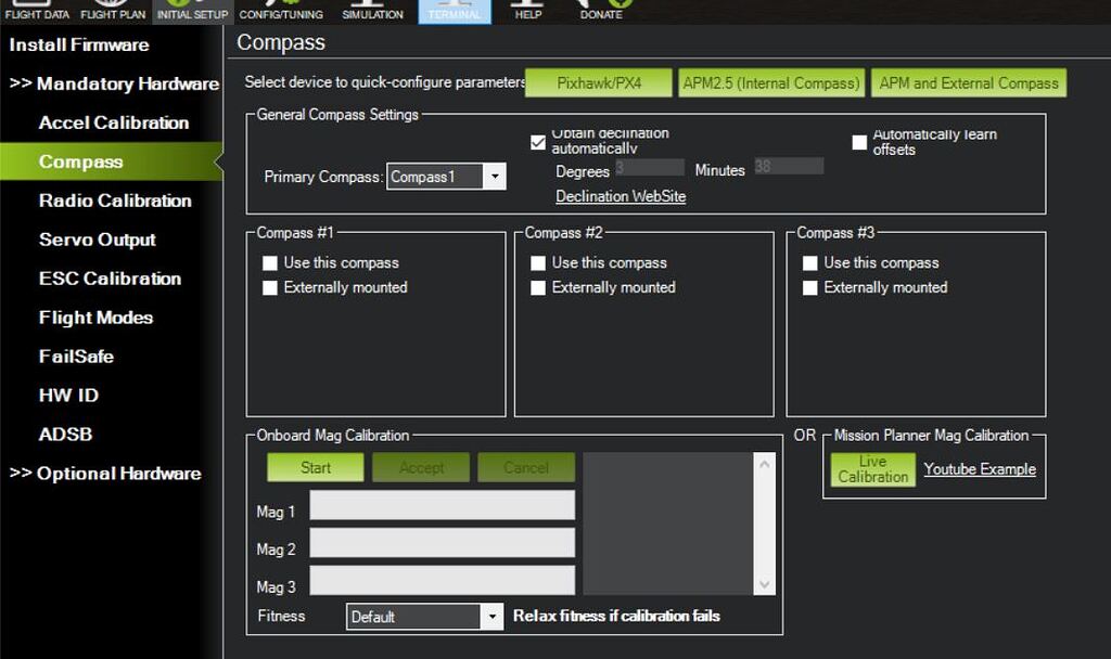 Enable compasses