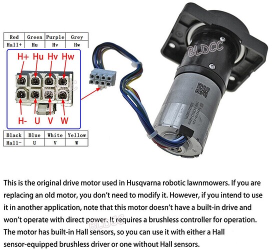 Husqvarna wheel motor wiring