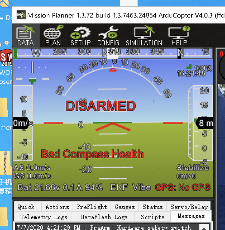 Integration of ArduPilot and VIO tracking camera (Part 2) Complete
