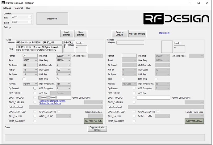 RFD868+_settings