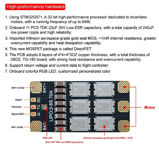 70A BLheli ESC