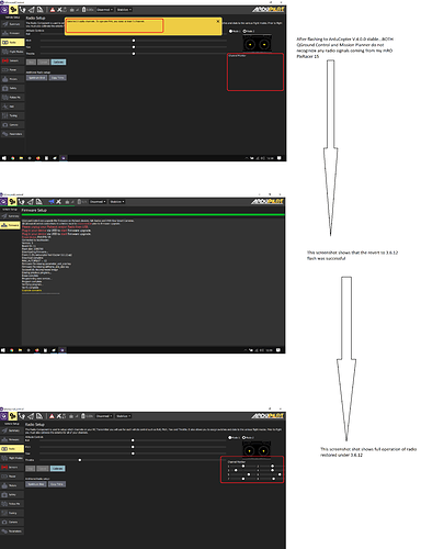 PixRacer R15 showing no radio signal under ArduCopter V. 4.png