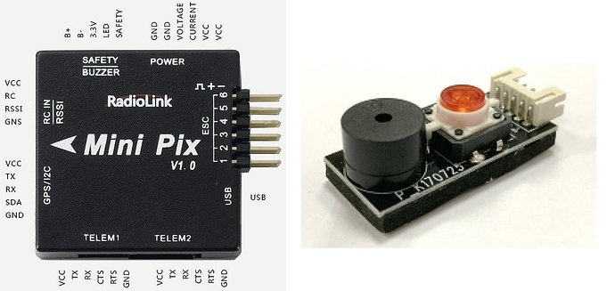 Radiolink_MiniPix_switch buzzer