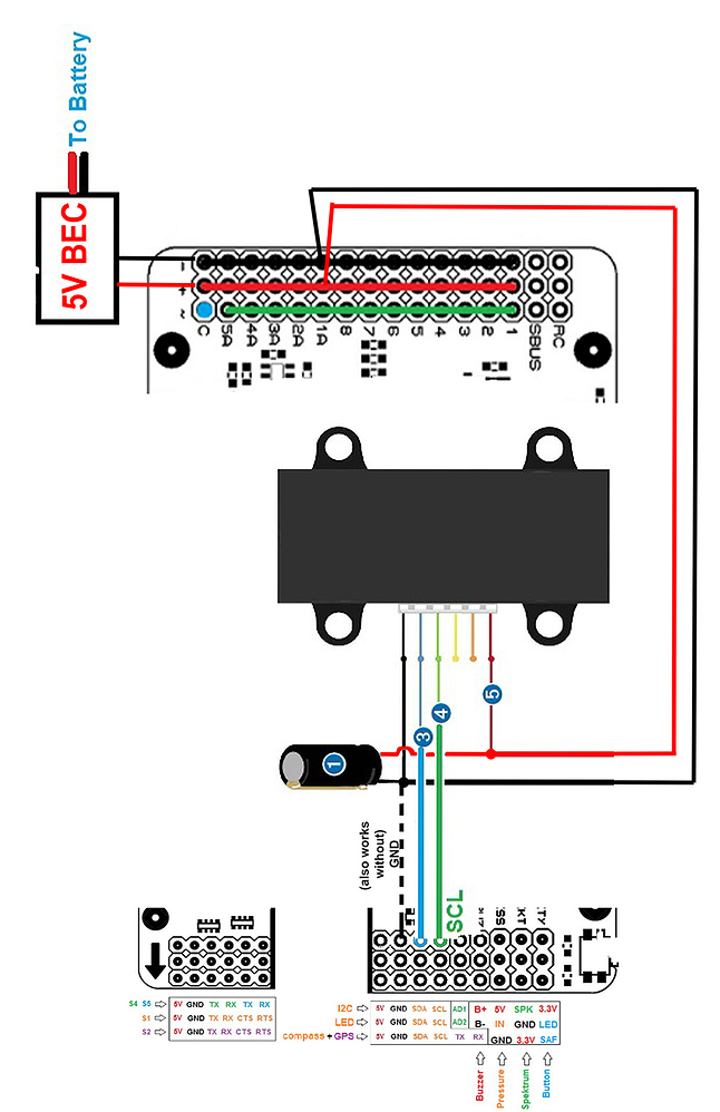 Lidar Lite V3 and Dropix - how to make it work? (Copter 4.0.5) PWM and