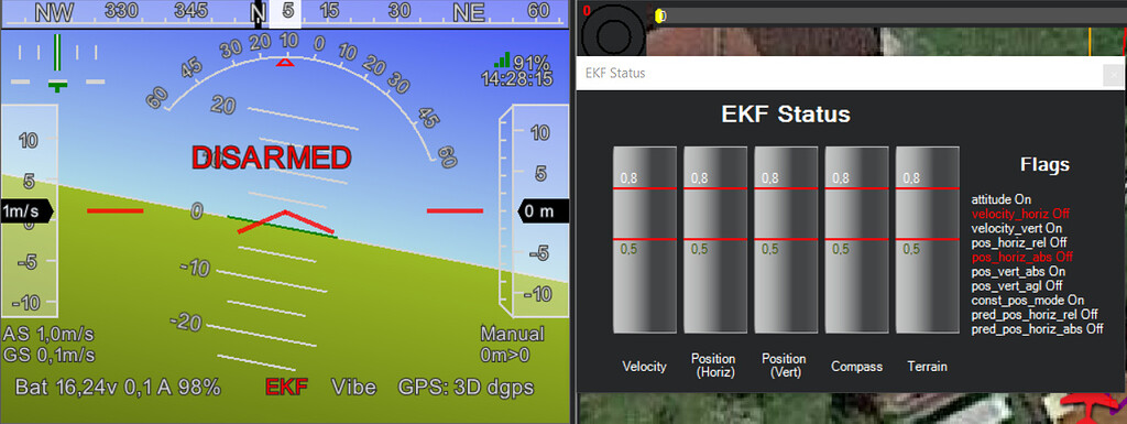EKF failsafe drone flew away uo to 150 meters! - Flight stack - Emlid  Community Forum