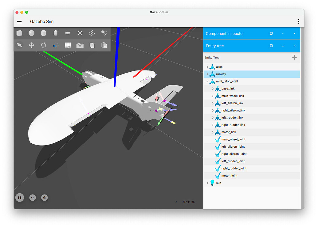 Vtail gazebo SITL QGroundControl ArduPlane ArduPilot Discourse