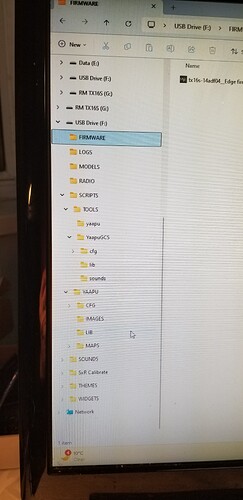 File structure on Tx SD card