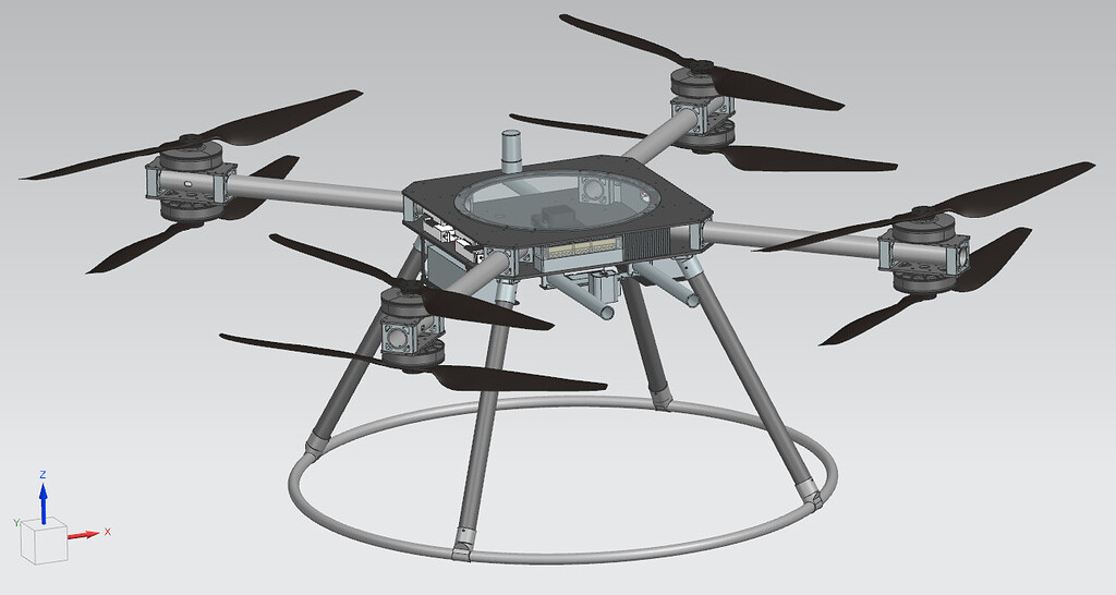 Heavy Octo Quad X8 Abnormal yaw too low Rate D Copter 4.1