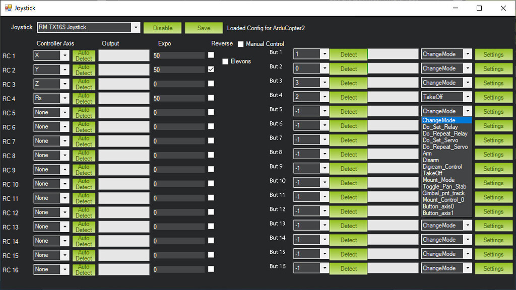 Joystick buttons for Lua scripts - Mission Planner - ArduPilot Discourse