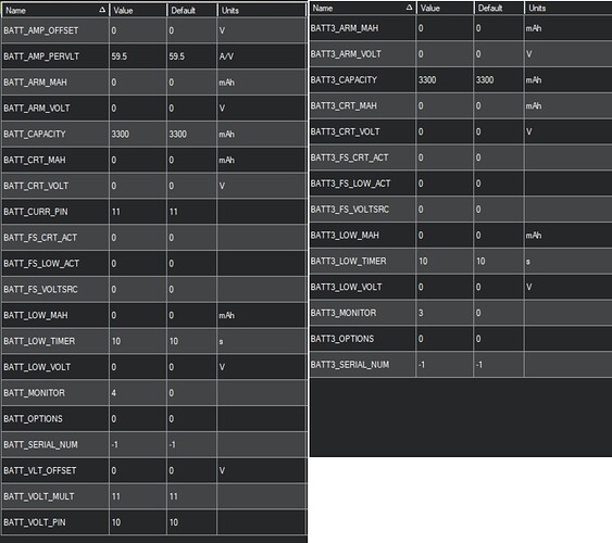 battParameters