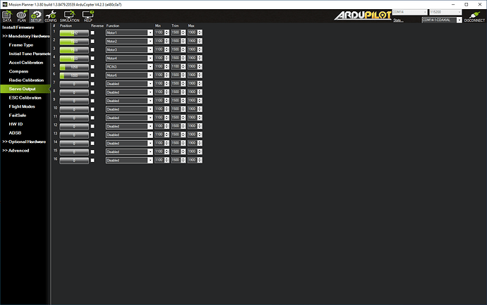 Servo output__throttle__Connection