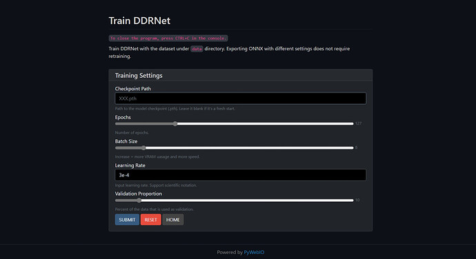 Train DDRNet