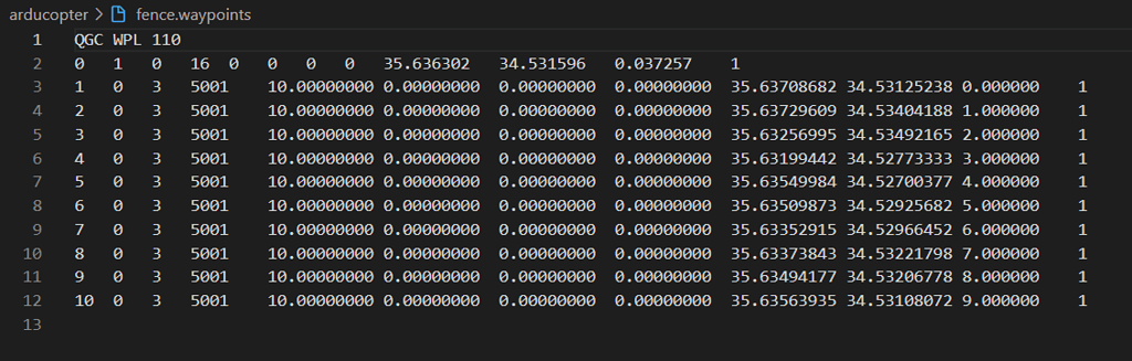 Loading Geofences to APM using pymavlink Companion Computers