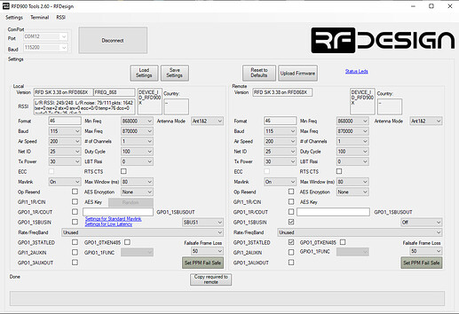 RFD900 Tools