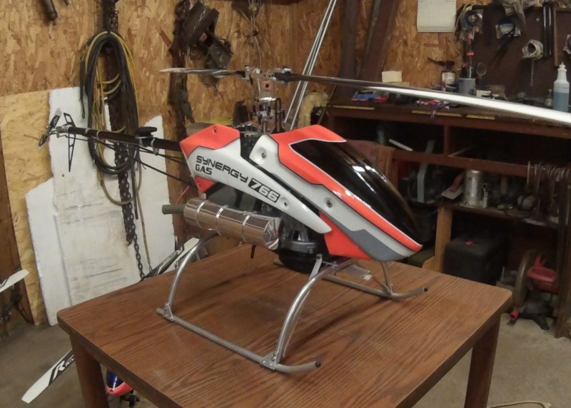 nitro powered helicopter