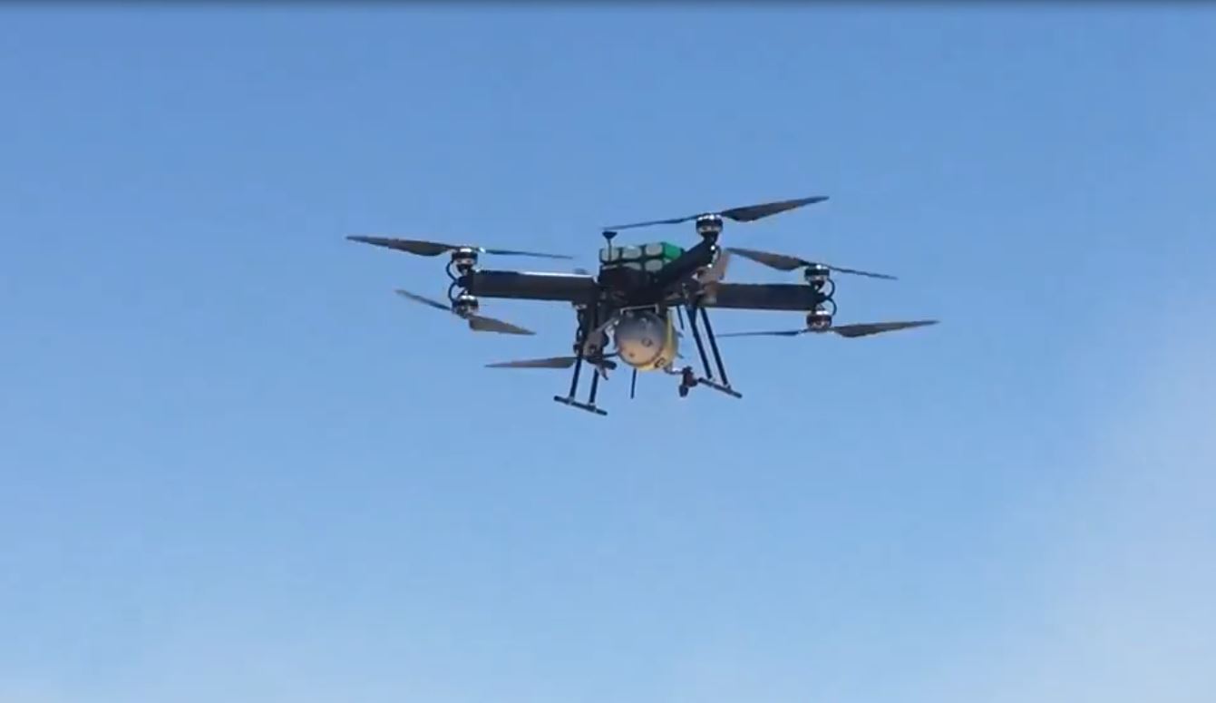 Drones for on sale spraying weeds