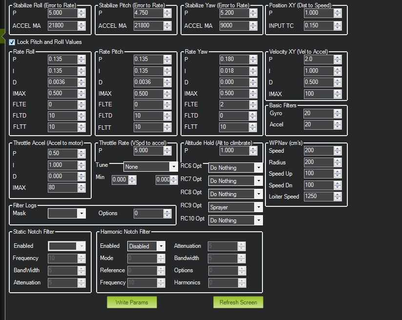 Continuous Yaw in copter stabilize mode Copter 4.3 ArduPilot