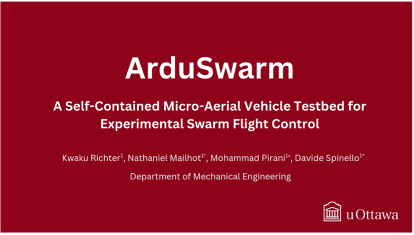 Experimental validation of critical ArduSwarm functionality