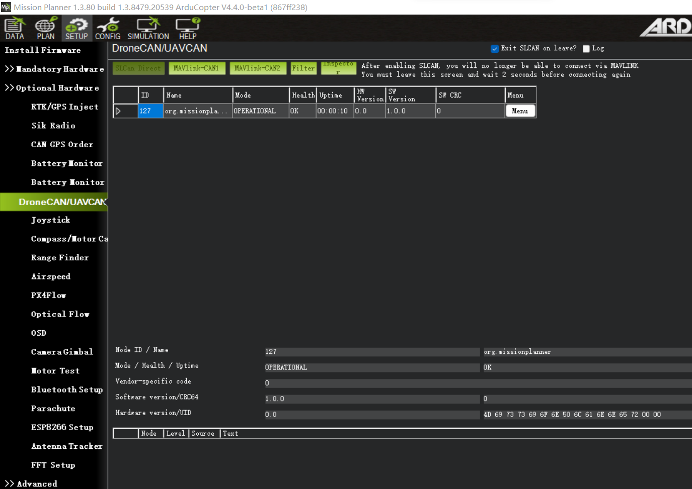 Questions about ArduRemoteID and mission planner - ArduCopter ...