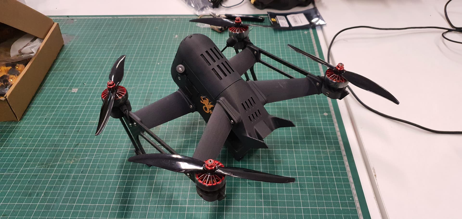 楽天 送料無料にならない 7 inch drone crash after braking at high speed - Copter 4.4 パーツ