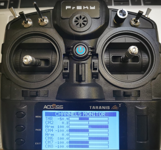 Taranis radio Channels monitor redusert