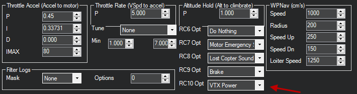 How does VTX Power dynamically control the Video Transmitter