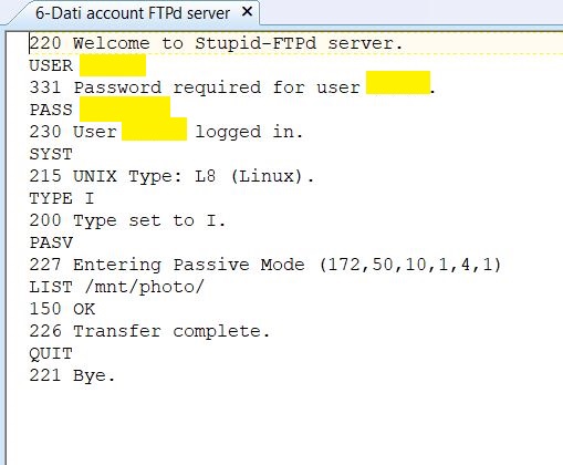 06-FTP Account data