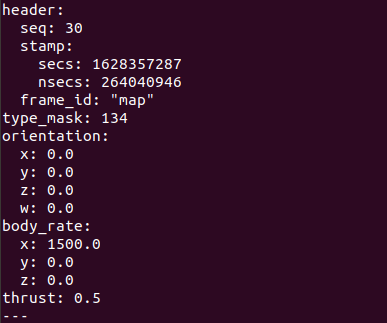 echo values