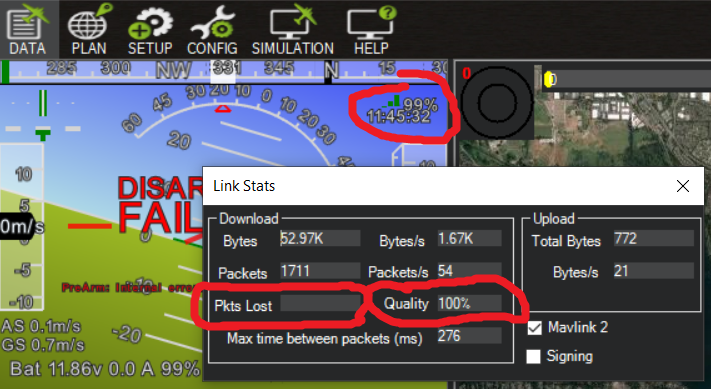 Terrible link quality over USB (MavLink) -- is this expected? - Copter ...