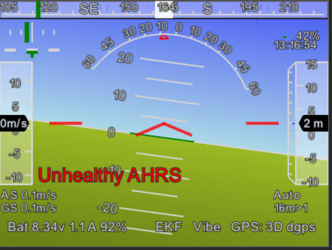 Unhealthy AHRS troubleshooting Mission Planner ArduPilot Discourse