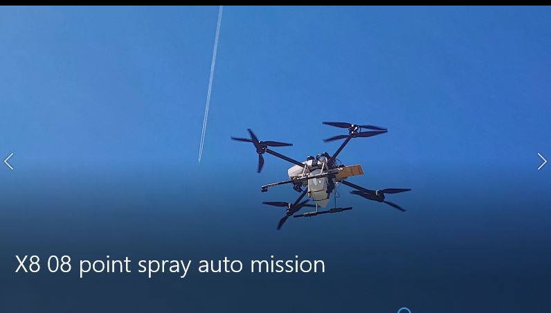 Capture X808 point spray drone